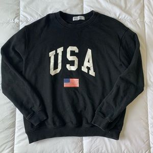 Black USA hoodie